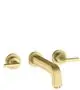 AXOR-HG-AXOR-Citterio-3-Loch-Waschtischarmatur-Unterputz-fuer-Wandmontage-mit-Auslauf-222-mm-Hebelgriffen-und-Rosetten-Brushed-Brass-39147950 gallery number 1